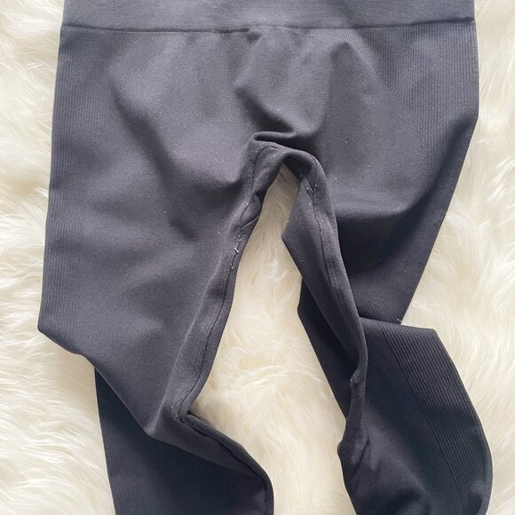 SET Active Black Onyx Sculpt Flex Power Compression Seamless High Waist Leggings - Picture 6 of 7